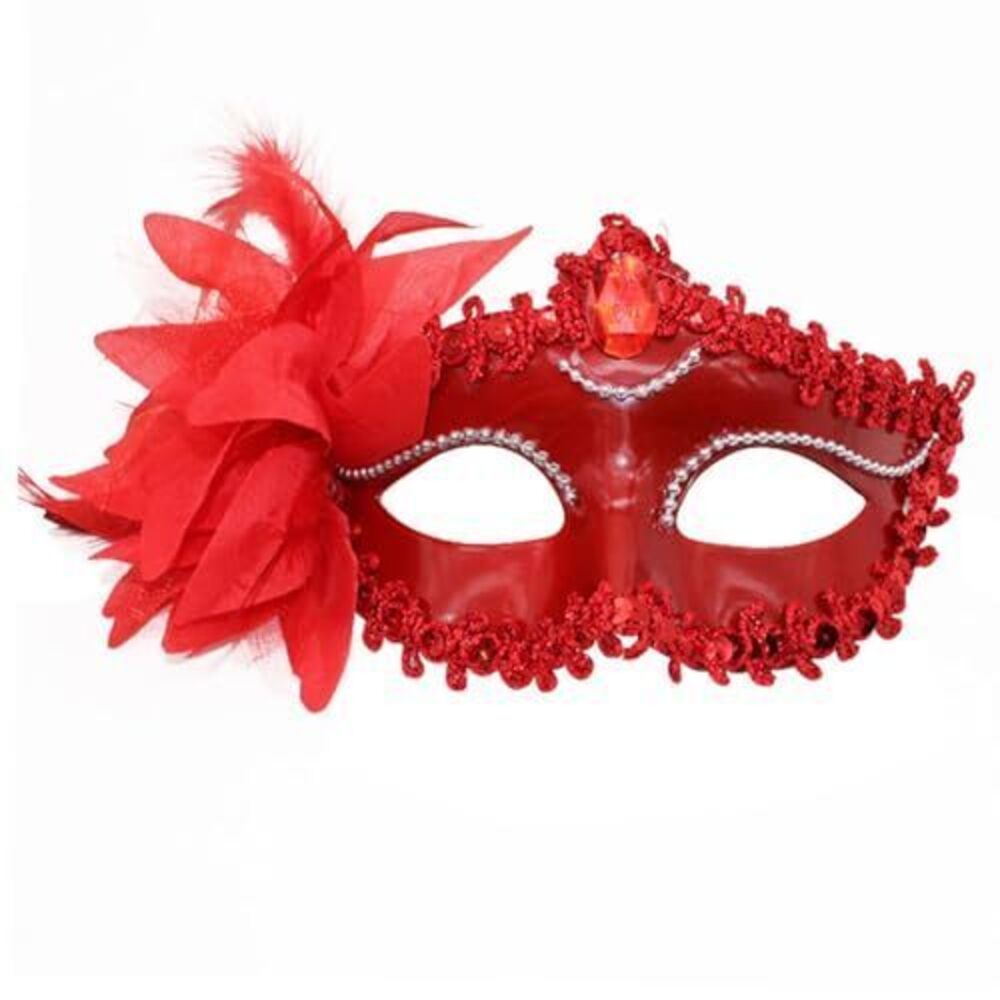 3842 Masquerade Mask Shiny Rhinestone Venetian Masks for Halloween Costume